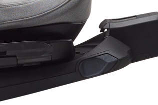 Thule Elm toddler car seat light gray feature