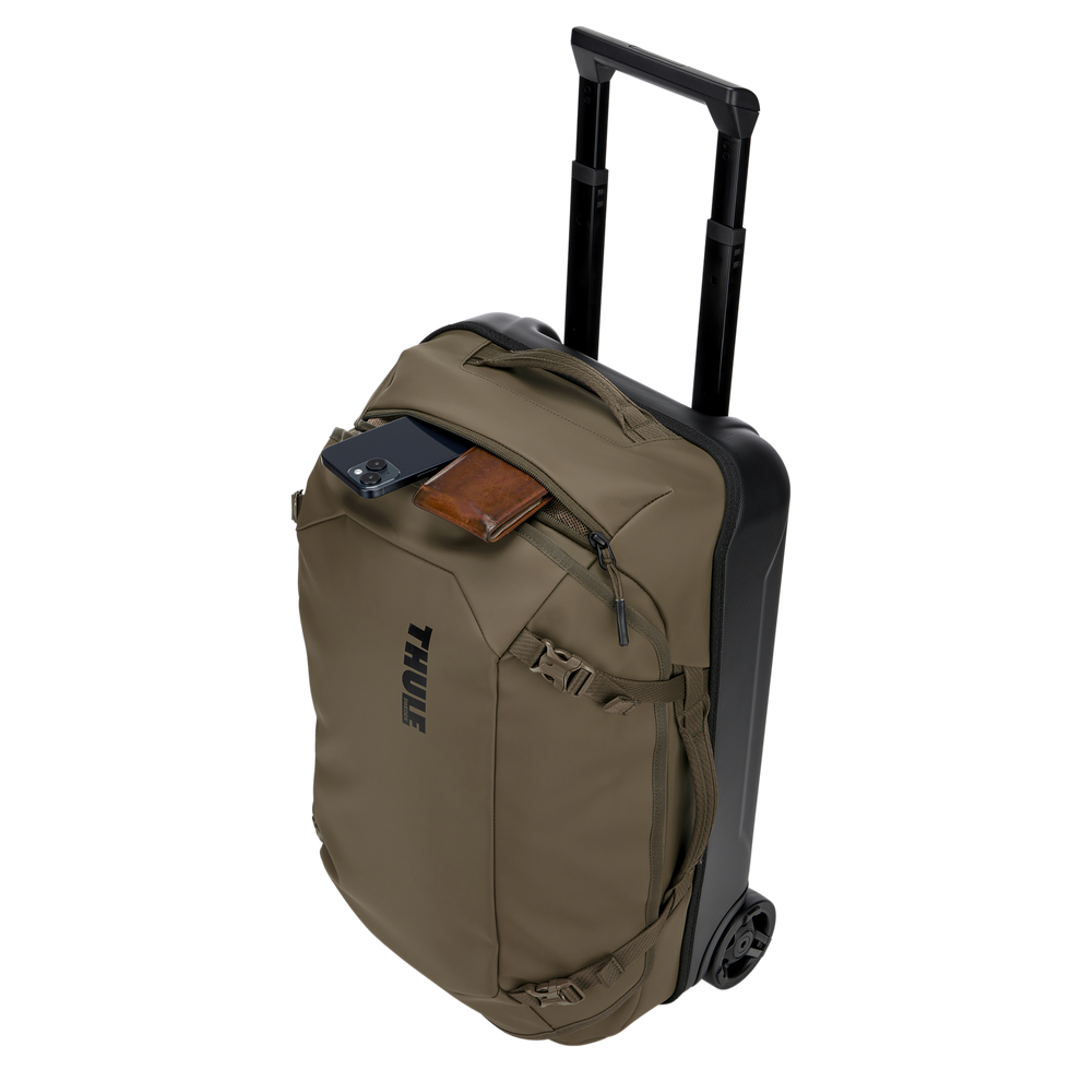 Thule Chasm wheeled carry-on duffel deep khaki