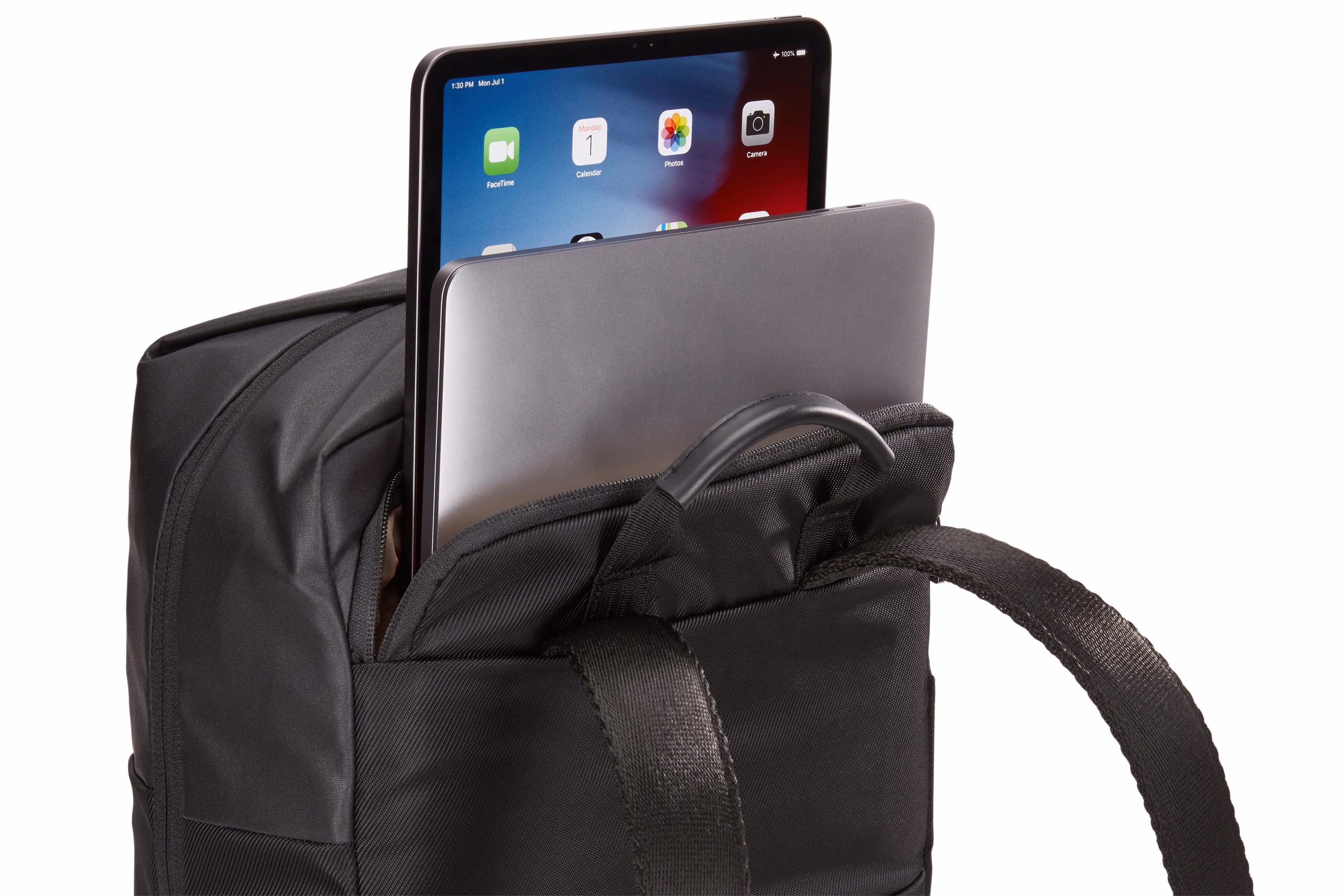 Padded storage on backpanel of Thule Spira Backpack