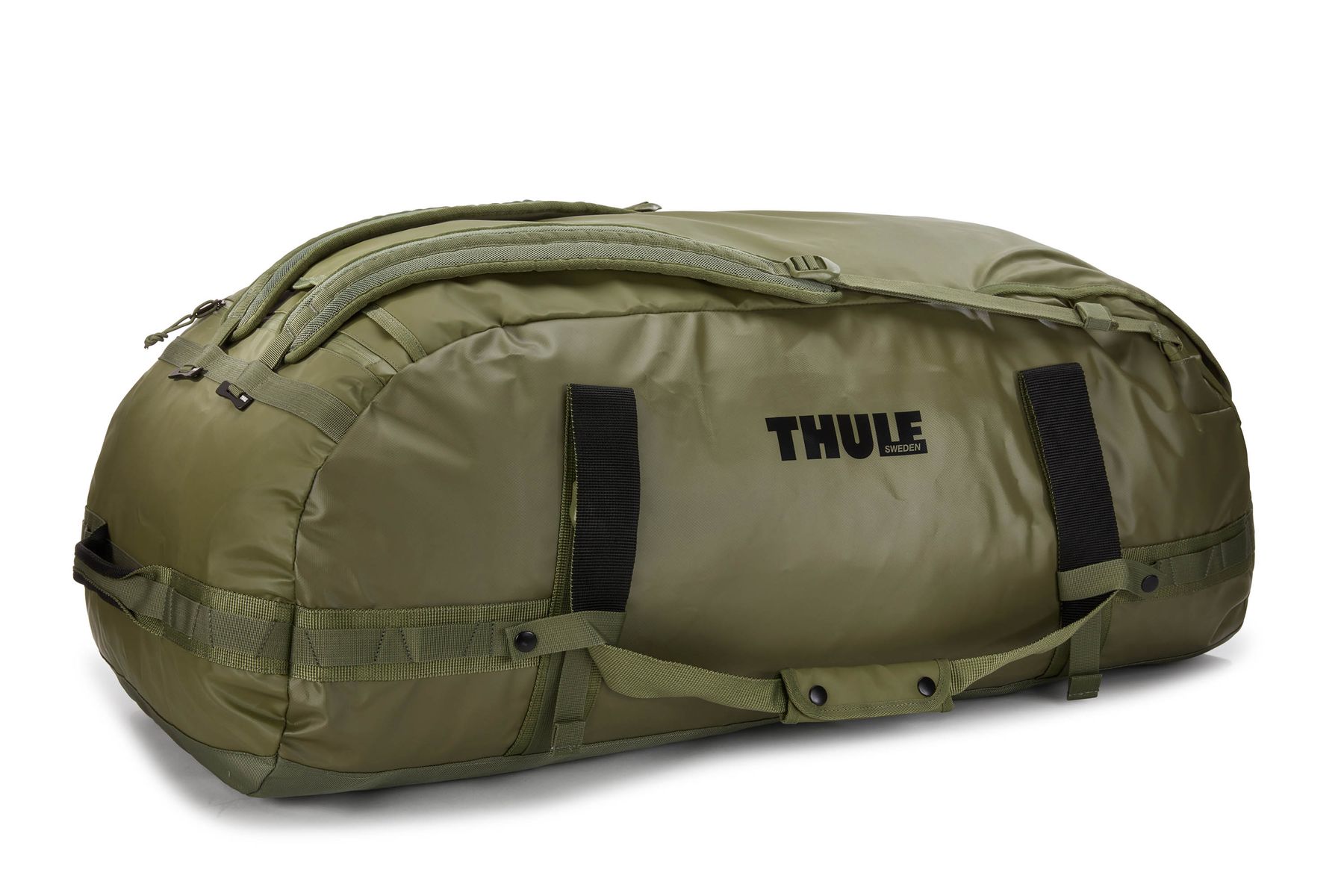 Thule Chasm 130L Duffel Bag olivine green - back