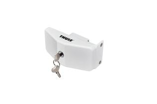 Thule Door Frame Lock with keys on - security for caravans and motorhomes