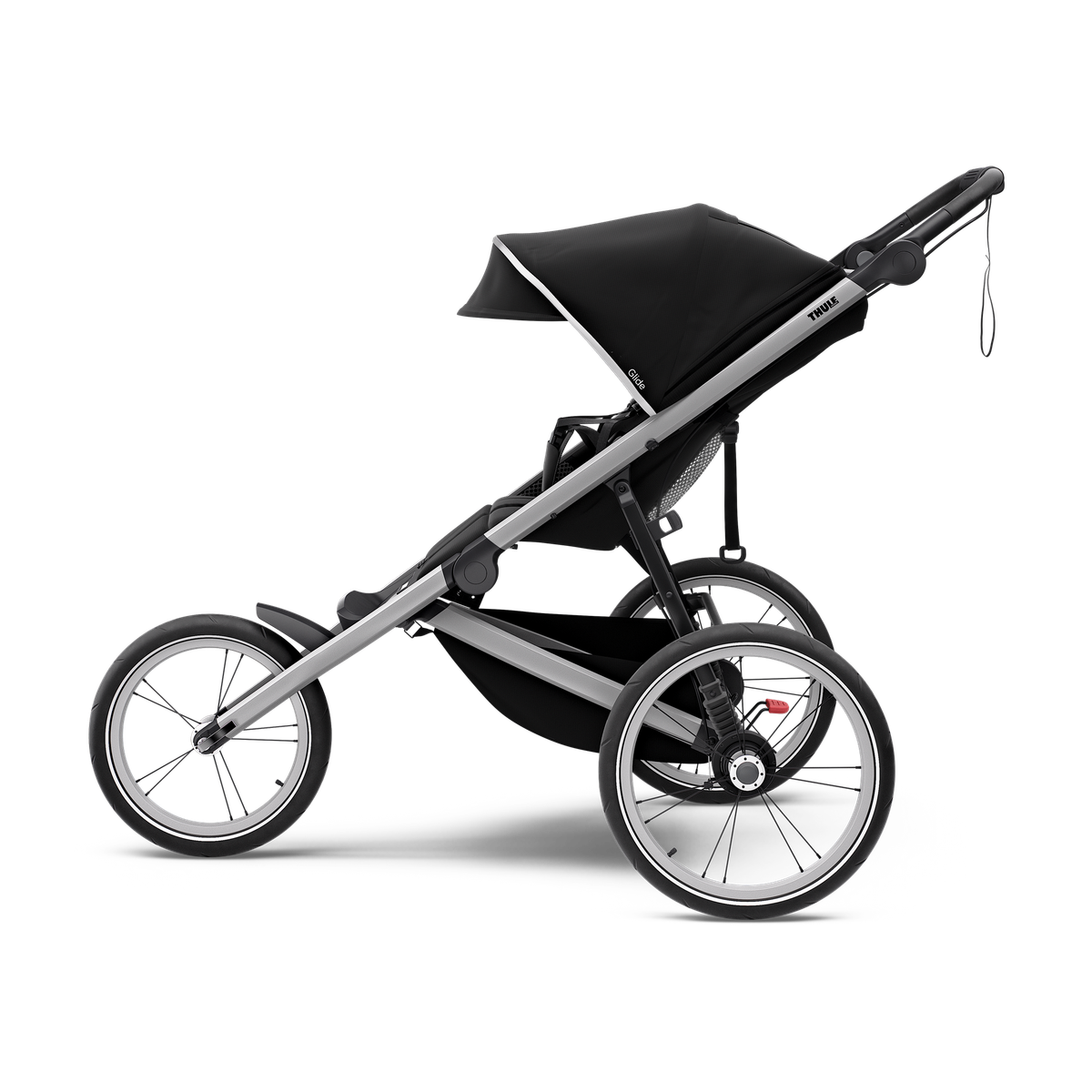Thule Glide 2 jogging stroller aluminium/jet black