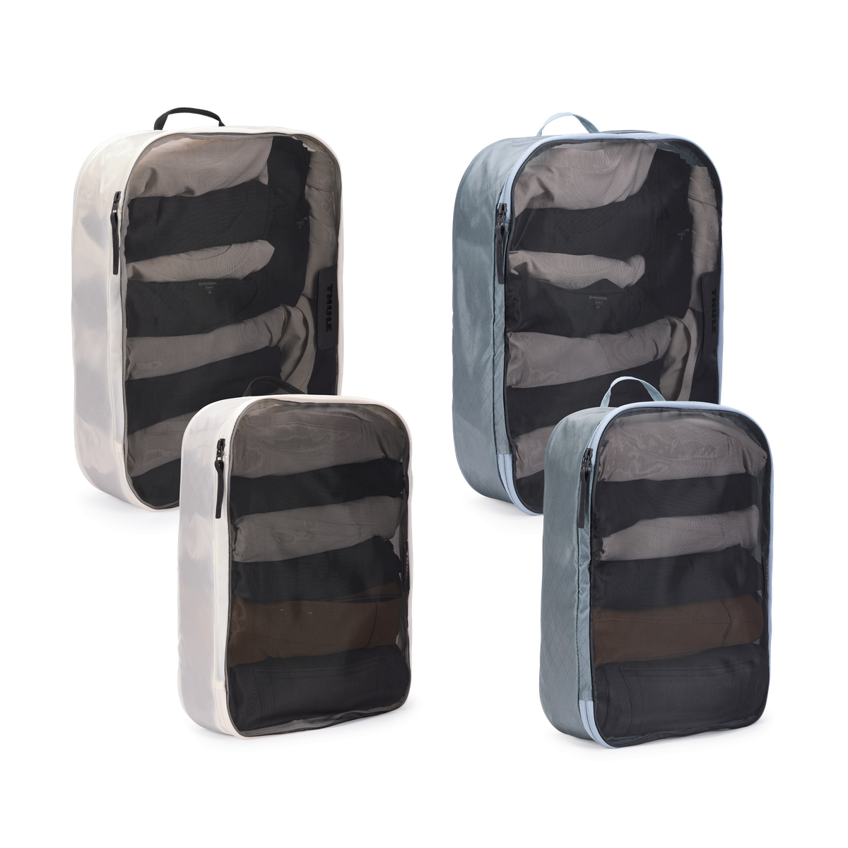 Thule packing cube family set pond gray/white