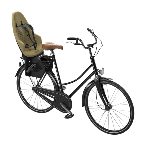 Thule Yepp 2 maxi rack mounted child bike seat fennel tan