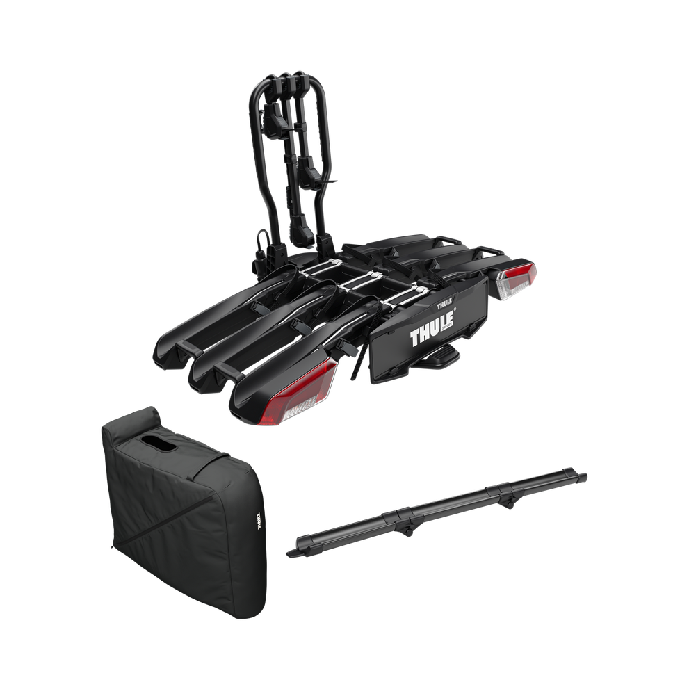 Thule EasyFold 3 3-bike added security bundle