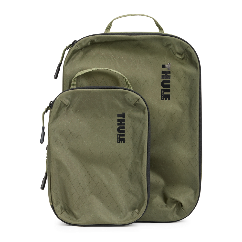Thule compression packing cube set small/medium soft green