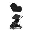Thule Shine + Thule Stroller Seat Liner - Black on Black
