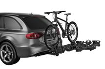 Thule T2 Pro XT Add-on with bikes on car-black