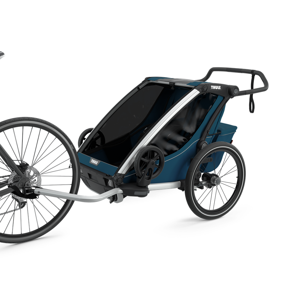 Thule Chariot Cross 2-seat multisport bike trailer majolica blue
