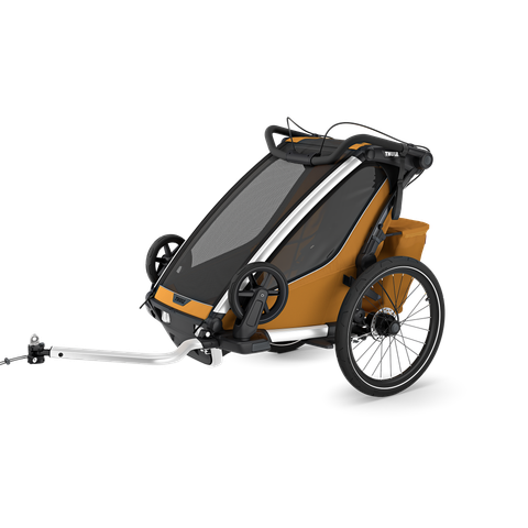 Thule Chariot Sport 2 single 1-seat multisport bike trailer natural gold