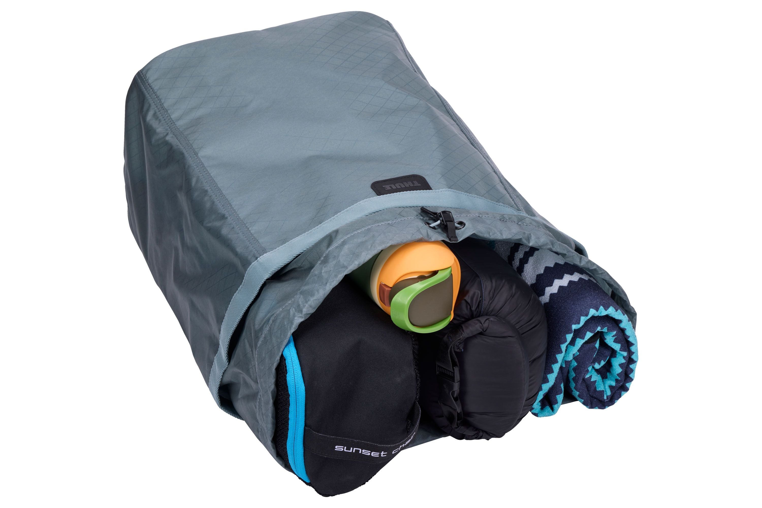 Thule packable laundry bag pond gray