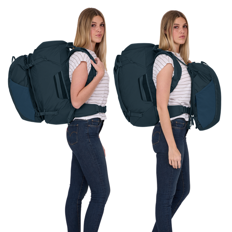 Thule Landmark 60L Women's travel pack darkest blue