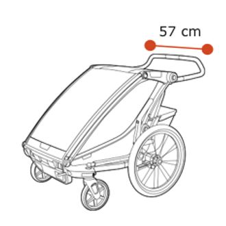 Thule Chariot Sport 2 - Shoulder width