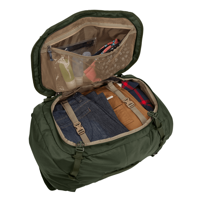 Thule Landmark 40L backpacking pack dark forest green