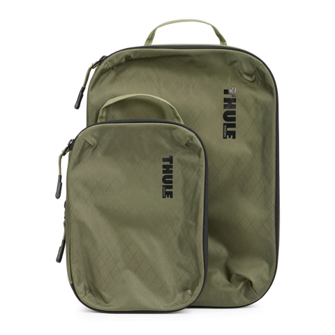 Thule compression packing cube set small/medium soft green