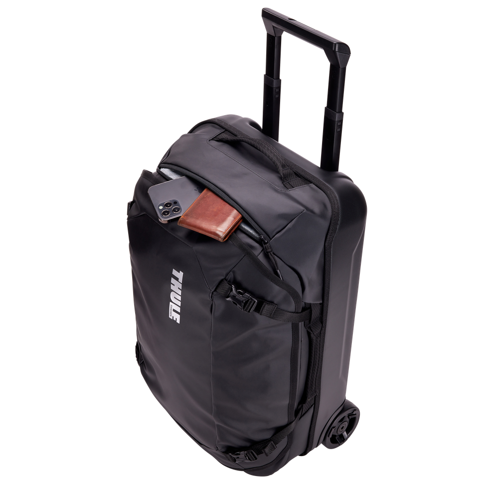 Thule Chasm carry on wheeled duffel suitcase black
