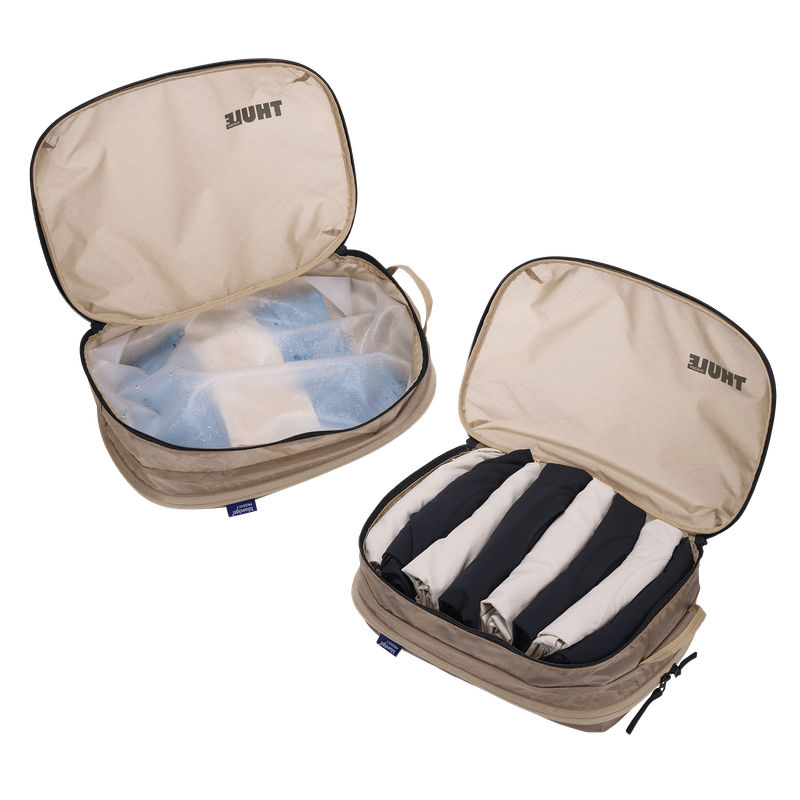 Thule clean/dirty packing cube gentle beige