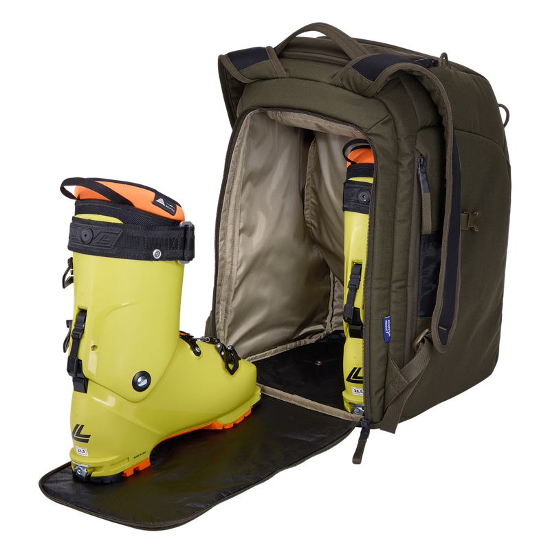 Thule RoundTrip ski boot backpack 45L deep khaki