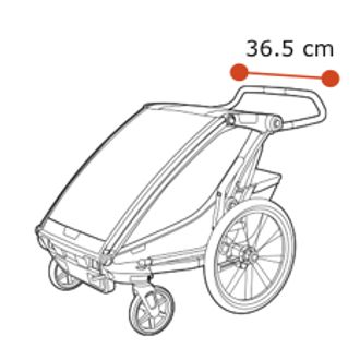 Thule Chariot Sport - Shoulder width 