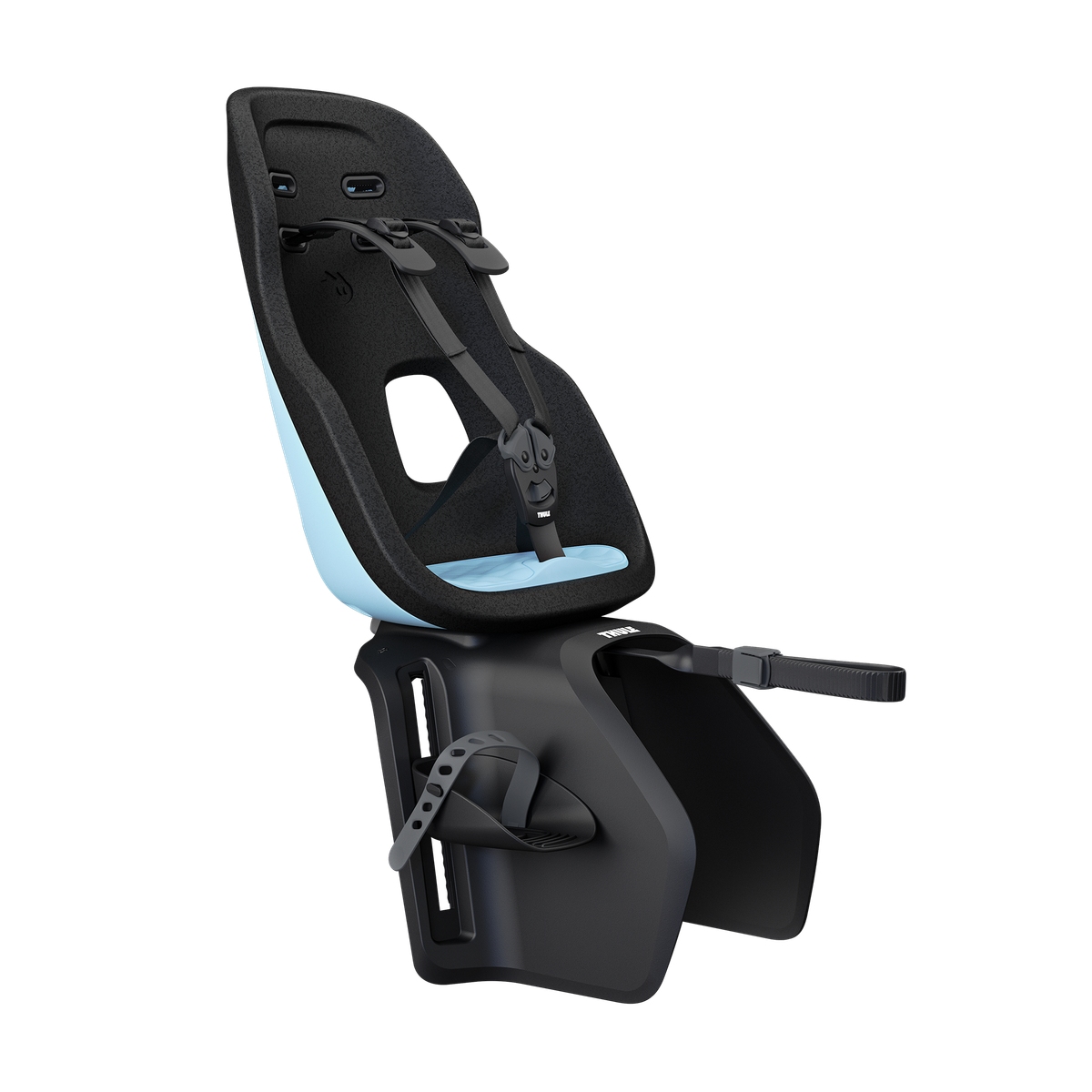 Thule Yepp Nexxt 2 maxi rack mount child bike seat aquamarine blue