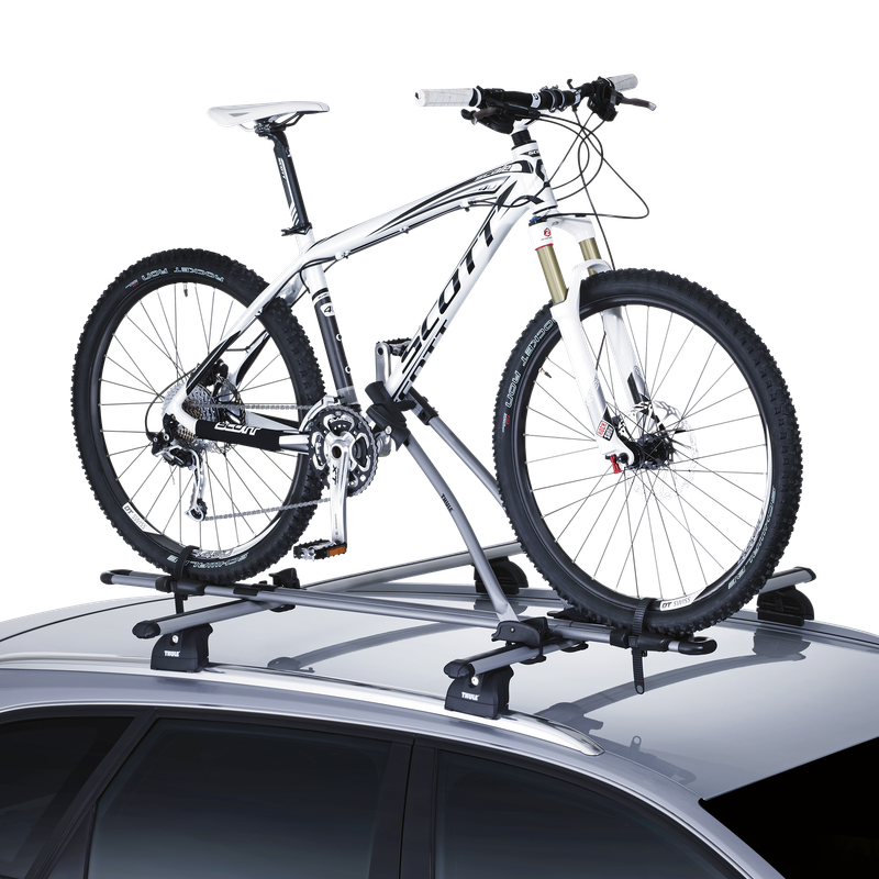 Thule FreeRide roof bike rack 2-pack aluminium