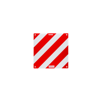 Thule Rear Warning Sign rear warning sign Italian type red/white