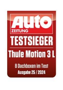 Testsieg Auto Zeitung Thule Motion 3