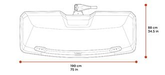 Thule Arcos XL dimension tech spec image