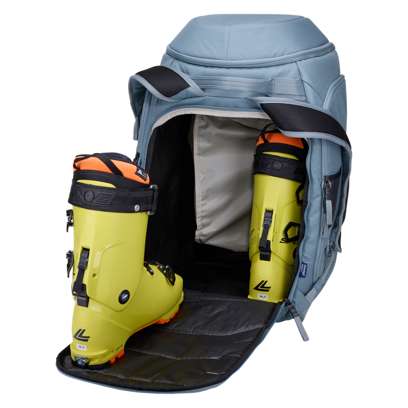 Thule RoundTrip snowboard and ski boot backpack 60L mid blue