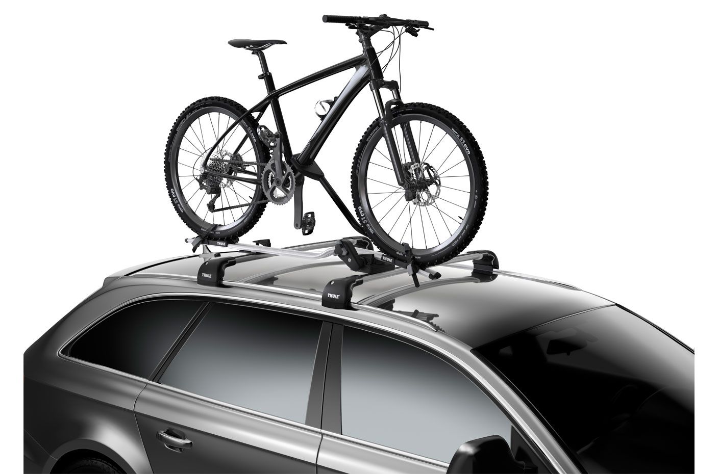 Thule ProRide 598 Roof Bike Carrier on car