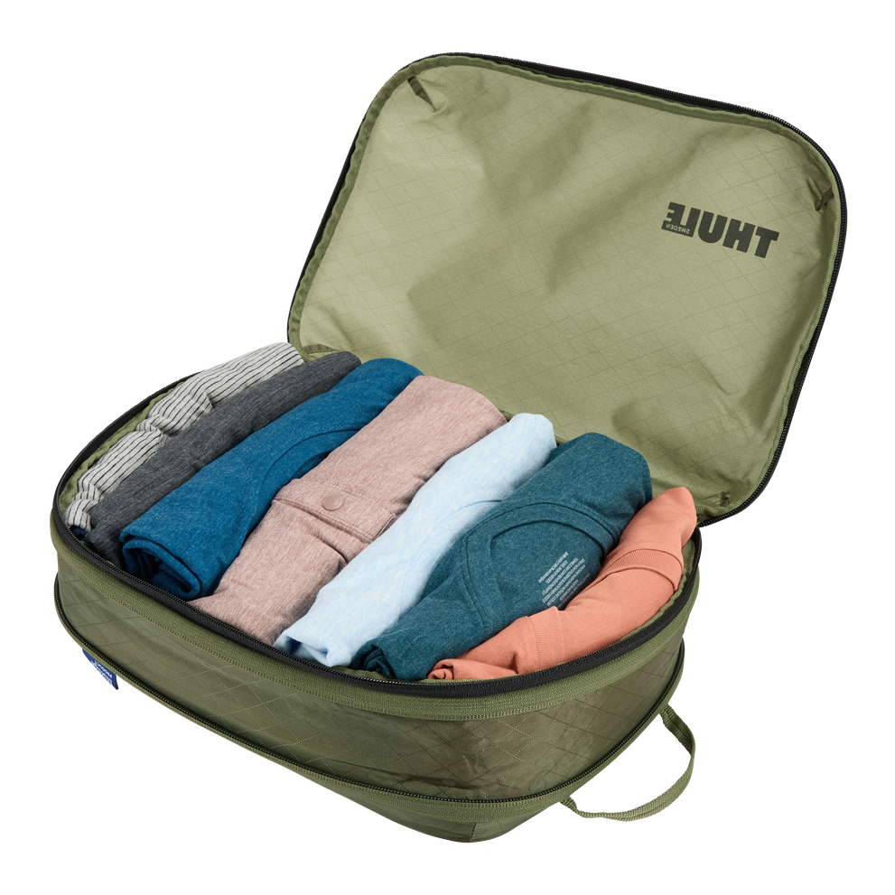 Thule compression packing cube set small/medium soft green