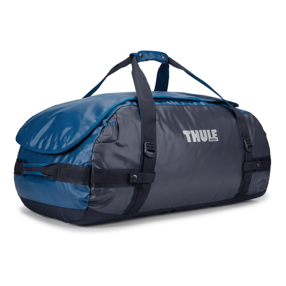 Thule Chasm 90L duffel bag poseidon blue