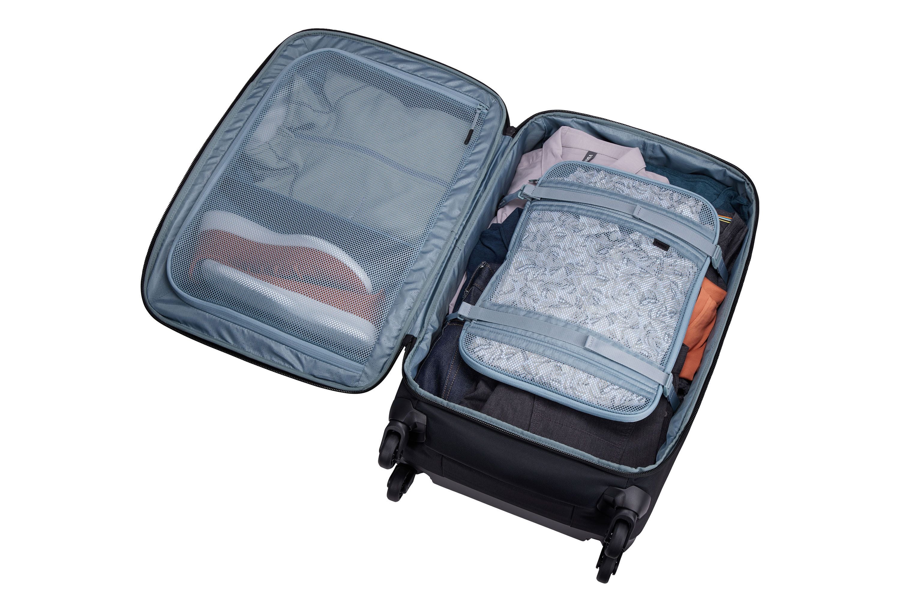 Thule Subterra 2 checked spinner TSA lock black