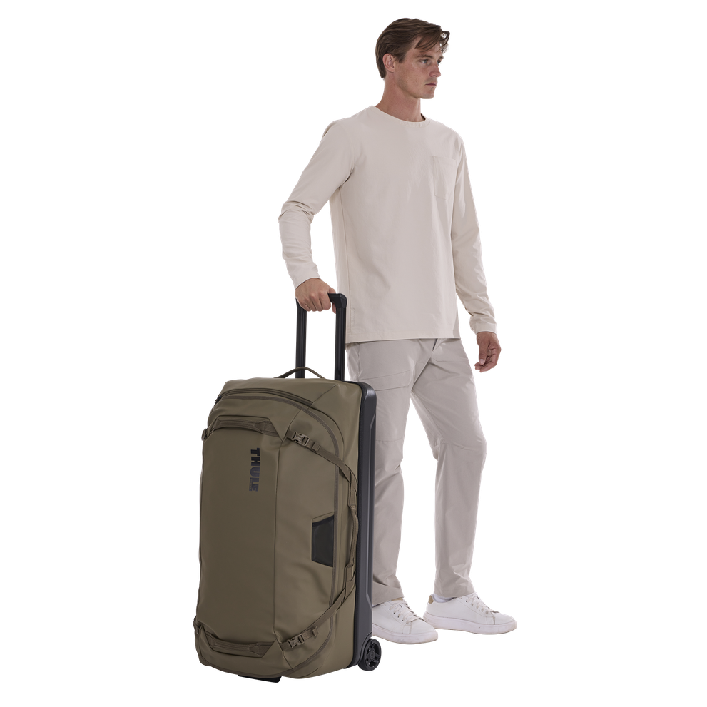 Thule Chasm wheeled duffel suitcase deep khaki