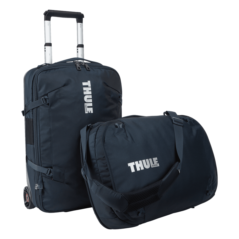 Thule Subterra wheeled duffel bag 55cm/22" mineral blue