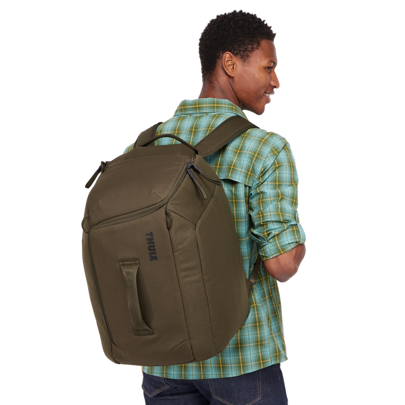 Thule RoundTrip ski boot backpack 45L deep khaki