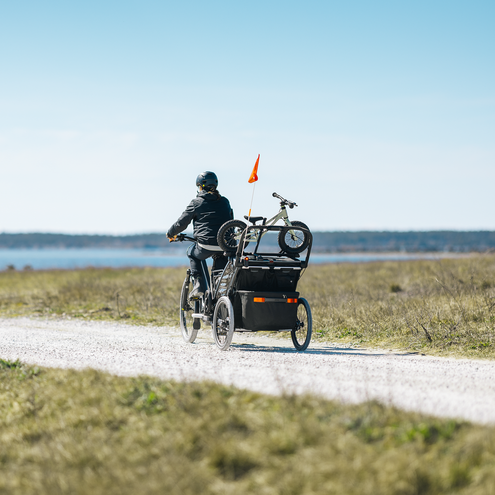 Thule Chariot 2 bike holder lifestyle image