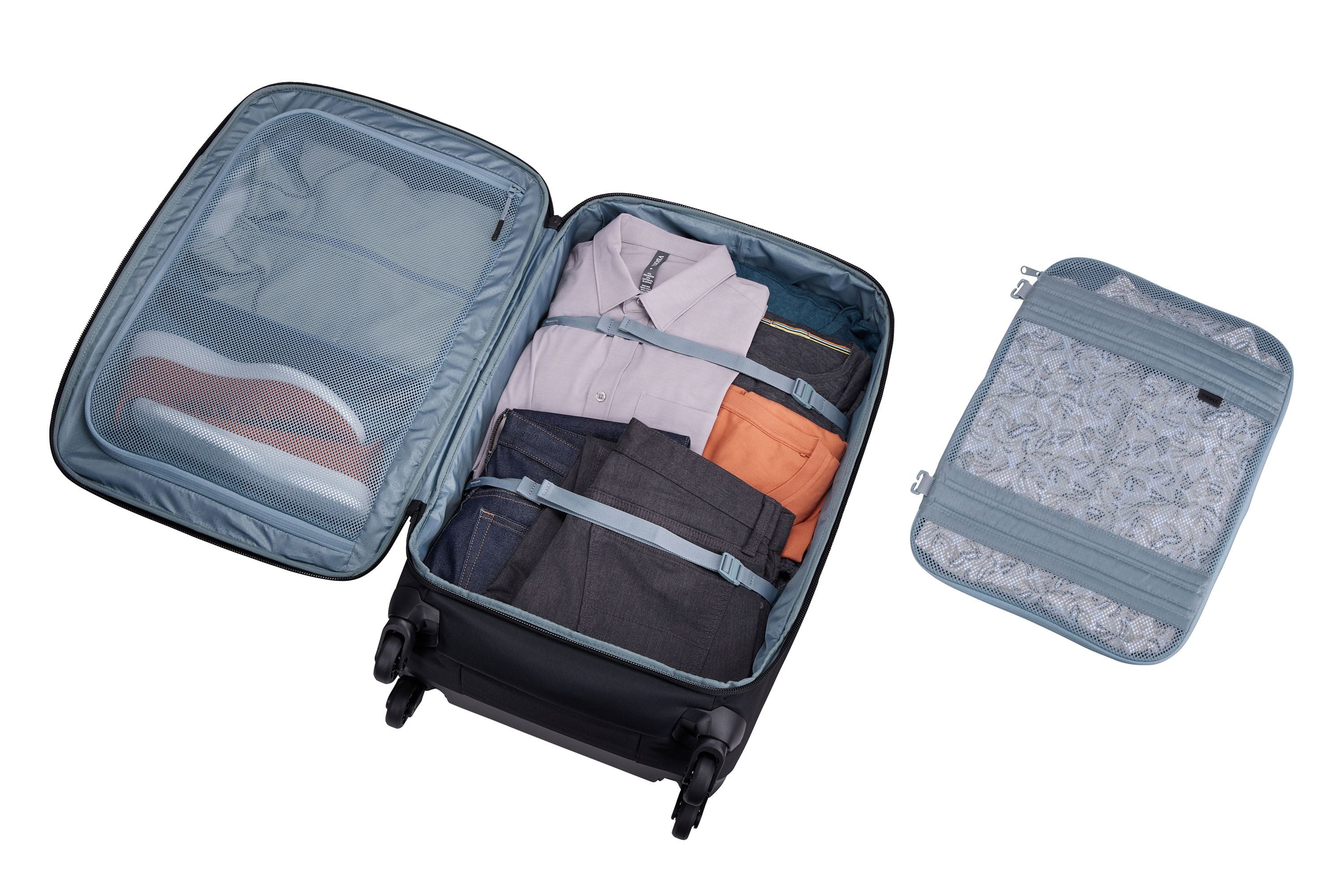 Thule Subterra 2 checked spinner TSA lock black