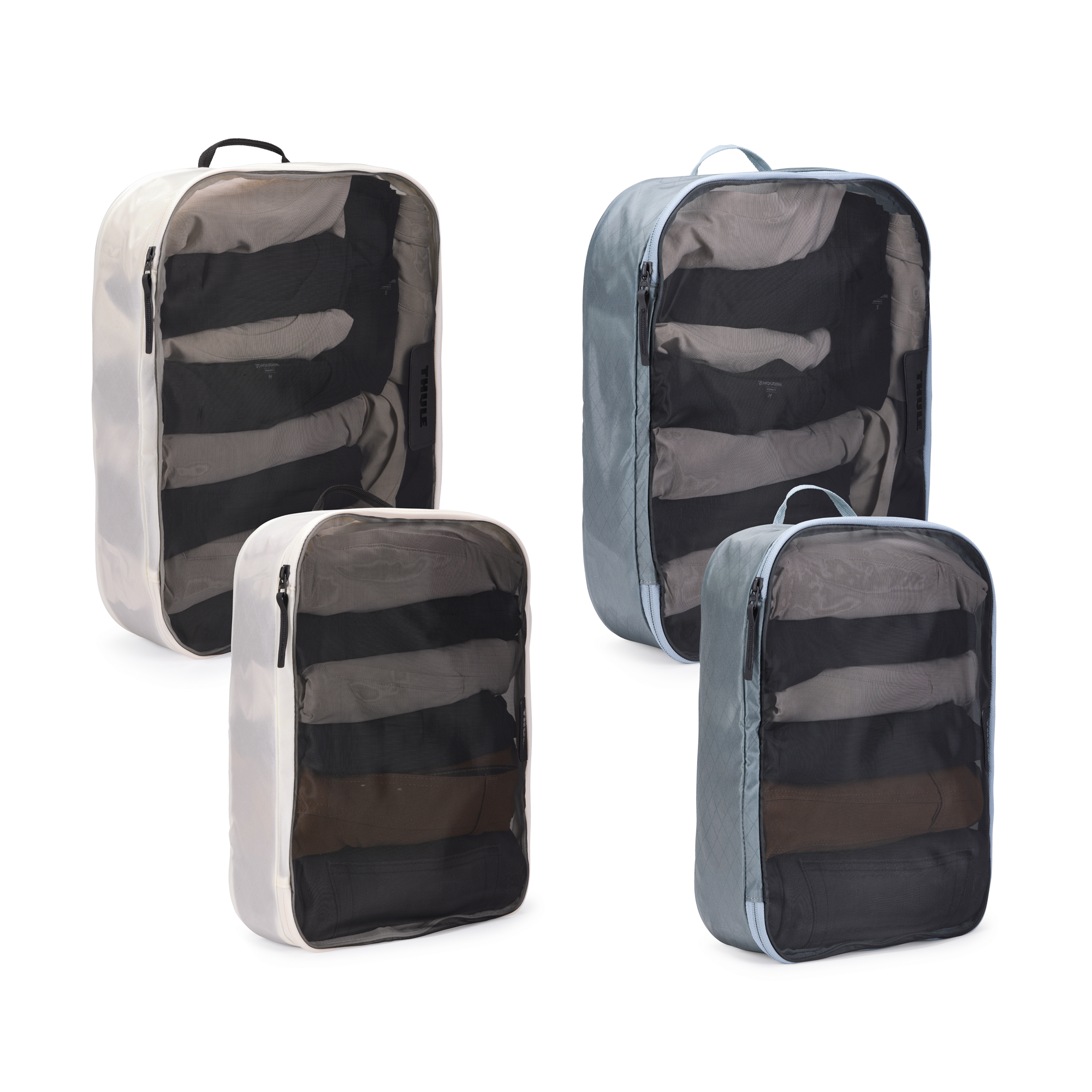 Thule packing cube family set pond gray/white
