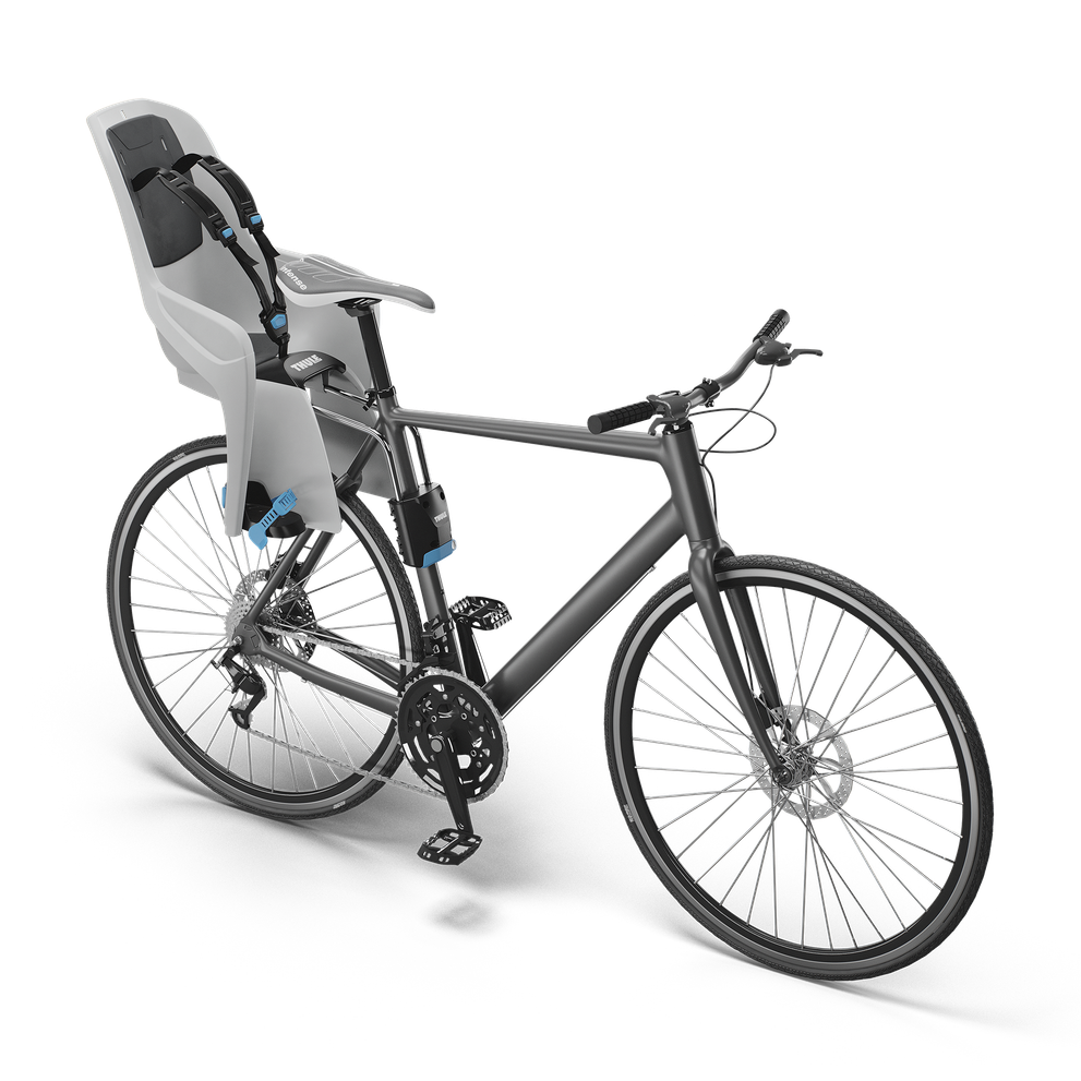 Thule RideAlong Lite frame mount child bike seat light gray