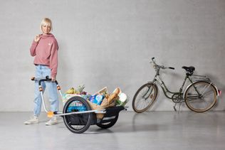 Reacha bike trailer feature