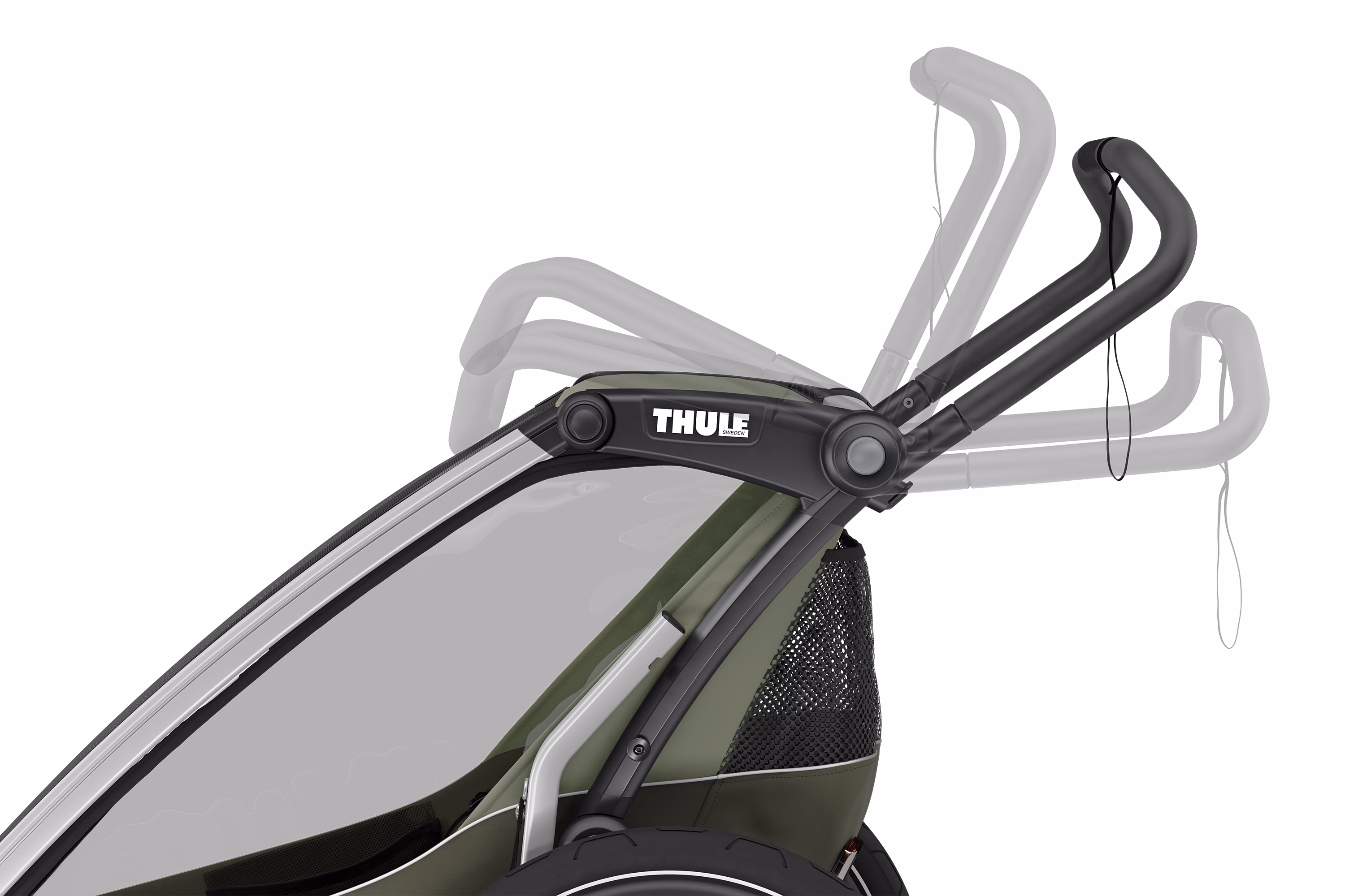 Thule Chariot Lite feature: Smooth ride suspension