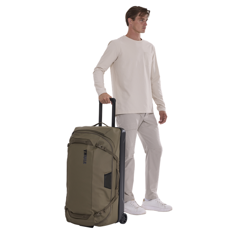 Thule Chasm wheeled duffel suitcase deep khaki