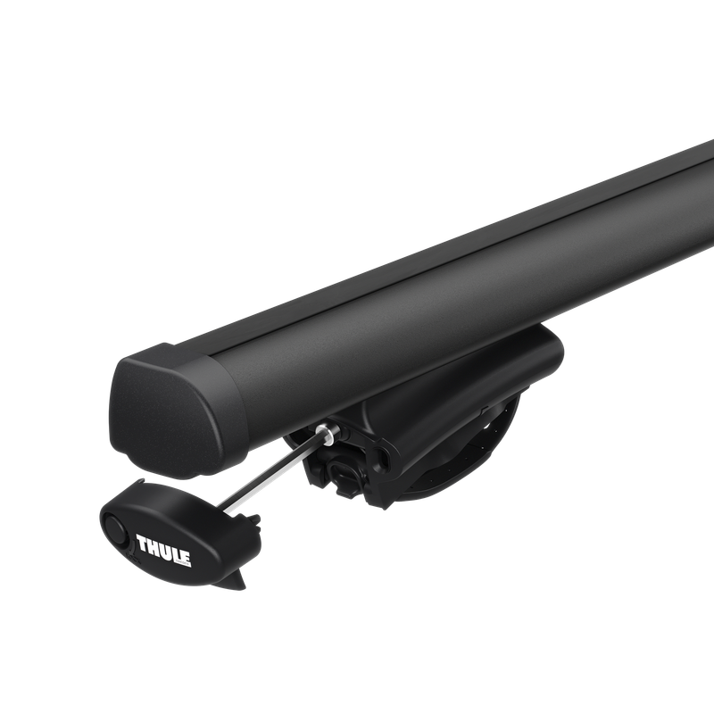 Thule oversized rail foot on Thule ProBar black