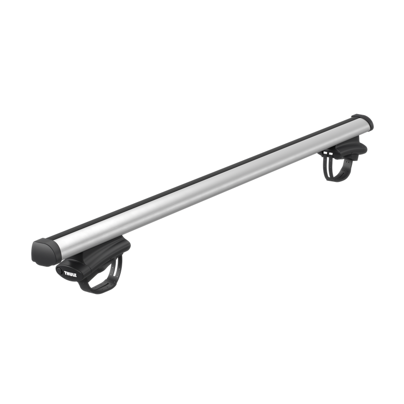 Thule oversized rail foot on Thule ProBar aluminum