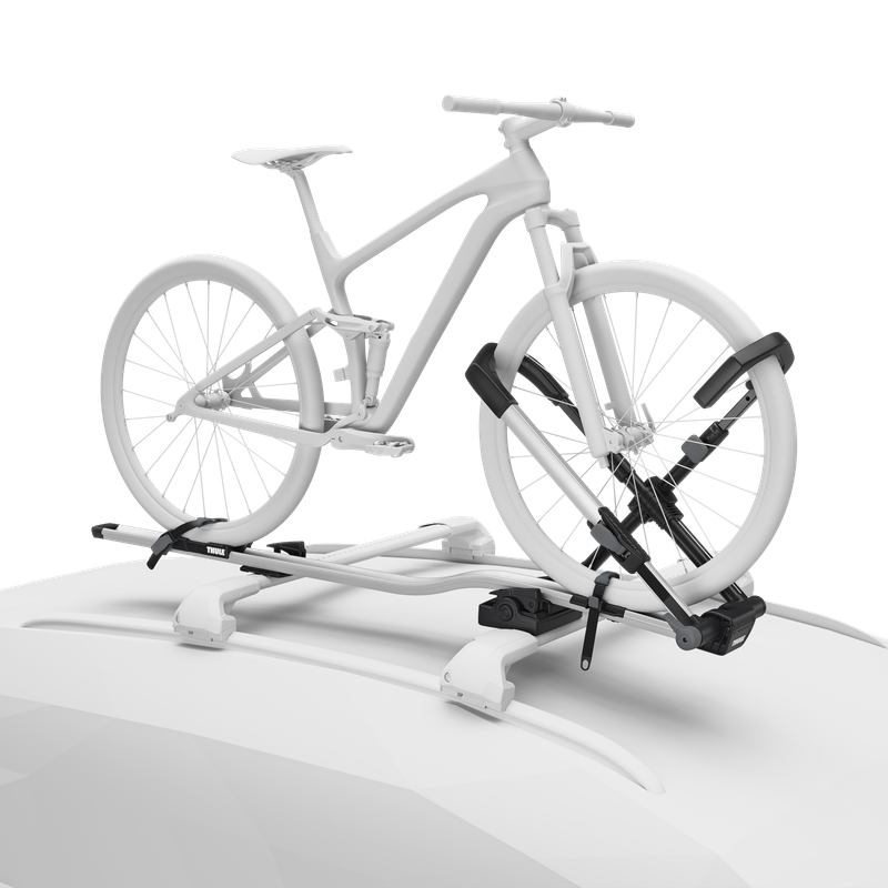 Thule UpRide roof top bike rack wheel mount black/aluminium