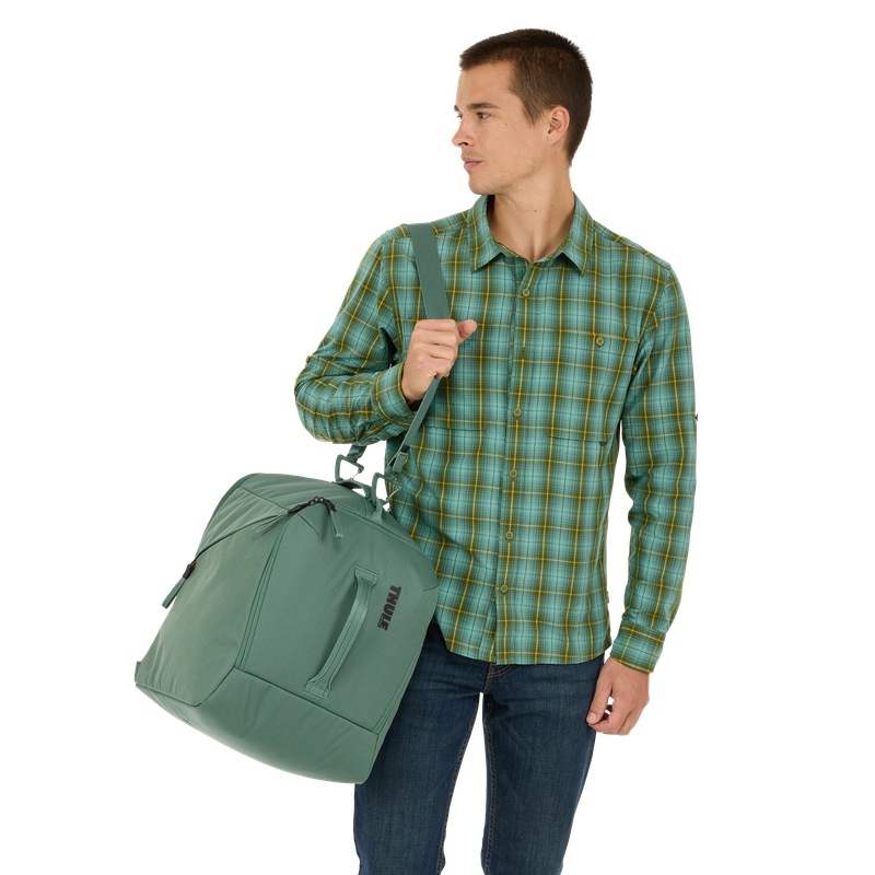 Thule RoundTrip ski and snowboard boot bag 35L hazy green