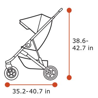 Thule Spring length and height in inches