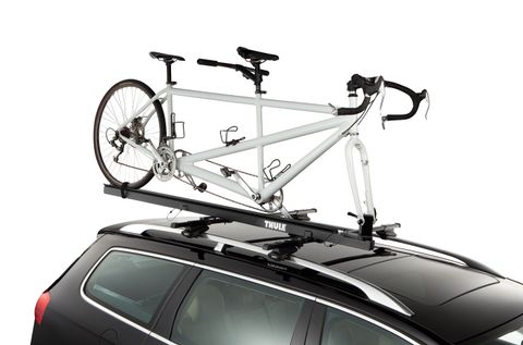 Compact Car Roof Bike Holder Fork Mount Block Rooftop Bicycle Carrier Rack 