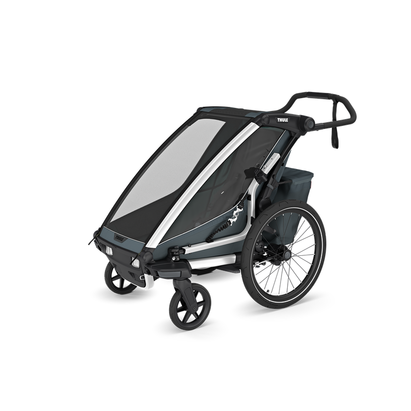 Thule Chariot Cross 2 single 1-seat multisport bike trailer dark slate